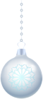 Christmas Ball White Hanging PNG Clipart