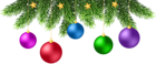 Christmas Balls Decor PNG Clip Art