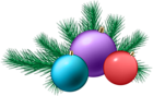 Christmas Balls Decoration PNG Clip Art