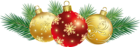 Christmas Balls Decoration PNG Clipart