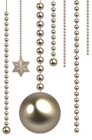 Christmas Beads PNG Clip Art Image