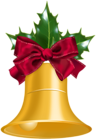 Christmas Bell Gold Transparent Clipart