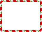 Christmas Border Green Red PNG Clipart Image