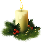 Christmas Candle Clipart