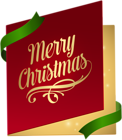Christmas Card PNG Clip Art Image