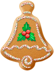 Christmas Cookie Bell Transparent PNG Clip Art Image
