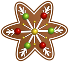 Christmas Cookie Star PNG Clipart Image