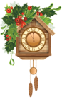 Christmas Cuckoo Clock PNG Clipart