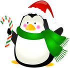 Christmas Cute Penguin PNG Clipart