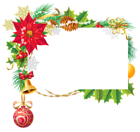 Christmas Deco Blank PNG Clipart