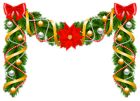 Christmas Deco Garland PNG Clipart Image