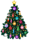 Christmas Deco Tree PNG Clip Art Image