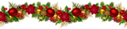 Christmas Decorative Garland PNG Clip Art Image
