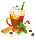 Christmas Eggnog Transparent PNG Clipart