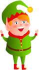 Christmas Elf Clip Art Image