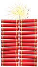 Christmas Firecrackers PNG Clip Art