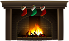 Christmas Fireplace PNG Clip Art