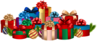Christmas Gifts PNG Transparent Clipart