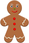 Christmas Gingerbread Cookie PNG Clipart
