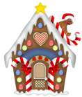 Christmas Gingerbread House PNG Clipart