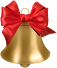Christmas Golden Bell PNG Clipart