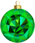 Christmas Green Ornament PNG Clip Art