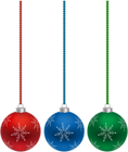 Christmas Hanging Balls PNG Transparent Image | Gallery Yopriceville ...