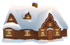 Christmas House Transparent PNG Clip Art Image