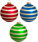 Christmas Ornament Set PNG Clip Art Image