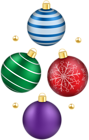 Christmas Ornaments Tree PNG Clip Art