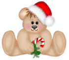 Christmas PNG Cute Teddy Bear Clipart
