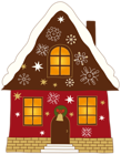 Christmas Painted House PNG Clipart