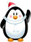 Christmas Penguin PNG Clip Art Image