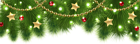 Christmas Pine Decor PNG Clip Art Image