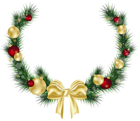 Christmas Pine Decoration PNG Picture