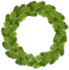 Christmas Pine Wreath PNG Clip Art