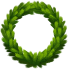 Christmas Pine Wreath PNG Clipart