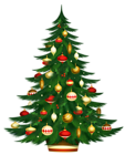 Christmas Poted Tree PNG Clipart