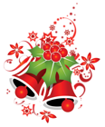 Christmas Red Bells PNG Clipart