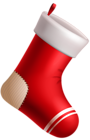 Christmas Red Stocking PNG Clipart Image