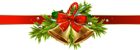 Christmas Ribbon with Christmas Decor PNG Clipart Imagе