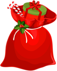 Christmas Santa Bag PNG Clip Art Image