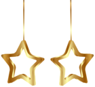 Christmas Star Ornaments Transparent PNG Clipart Image