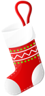 Christmas Stocking Red Clip Art Image