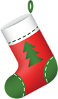 Christmas Stocking Red PNG Clip Art