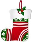 Christmas Stocking Transparent PNG Clipart