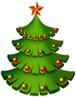 Christmas Tree Decorative PNG Clip Art Image