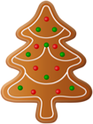 Christmas Tree Gingerbread Cookie PNG Clipart
