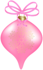 Christmas Tree Ornament Pink PNG Clipart