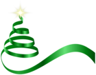 Christmas Tree Ribbon PNG Clipart